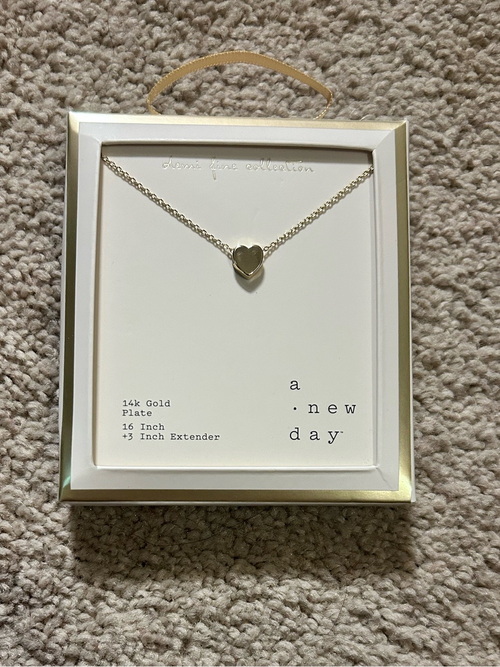 A new day Target Gold Heart Pendant Necklace - Gold